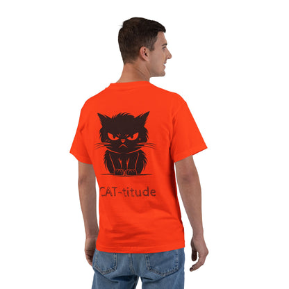 CAT-titude Men's Short-Sleeve Crewneck Tee