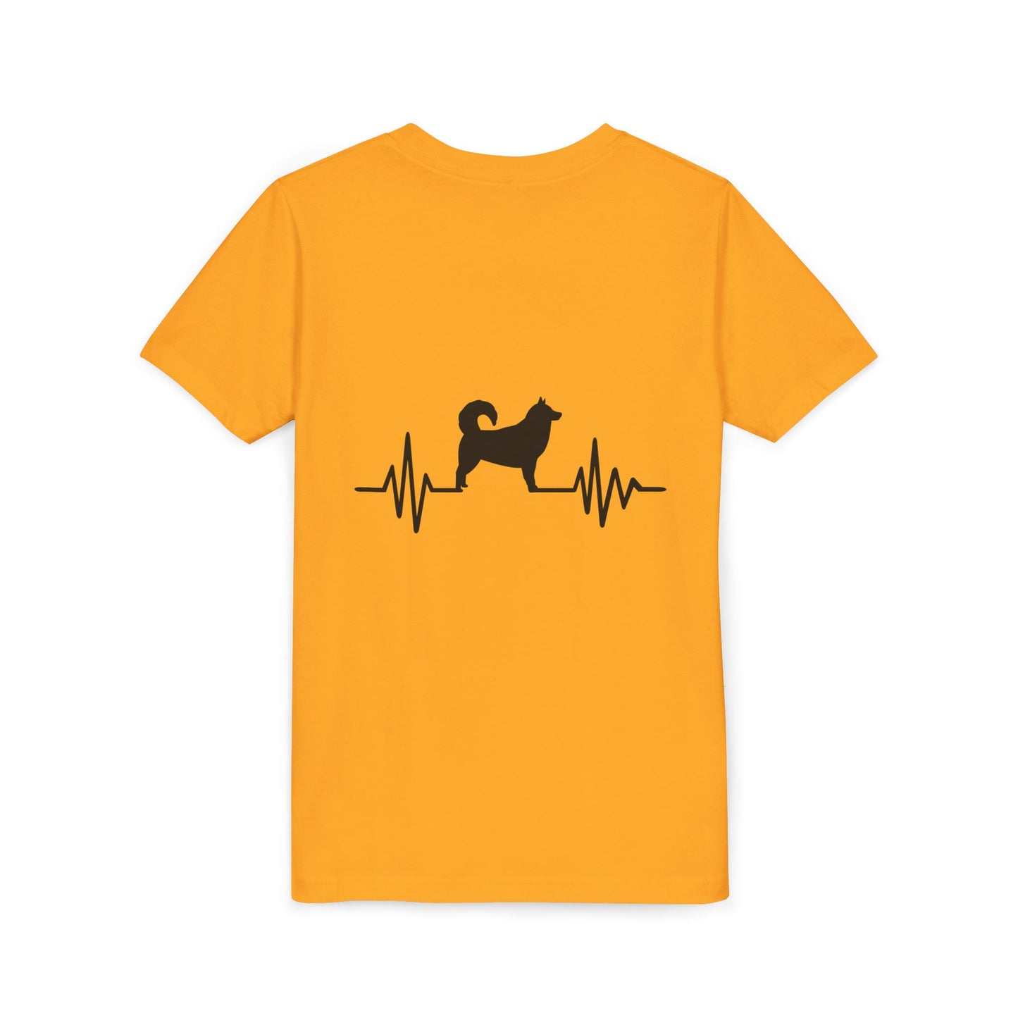 My Heart Beats For Malamutes Youth Unisex Short Sleeve Crewneck Tee