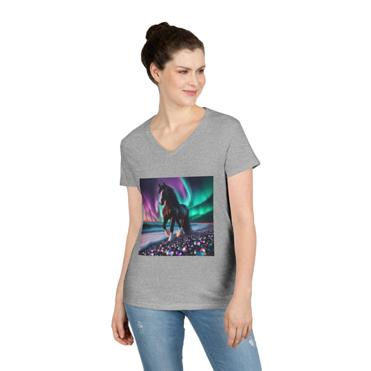 Midnight Magic Women's V-Neck T-Shirt