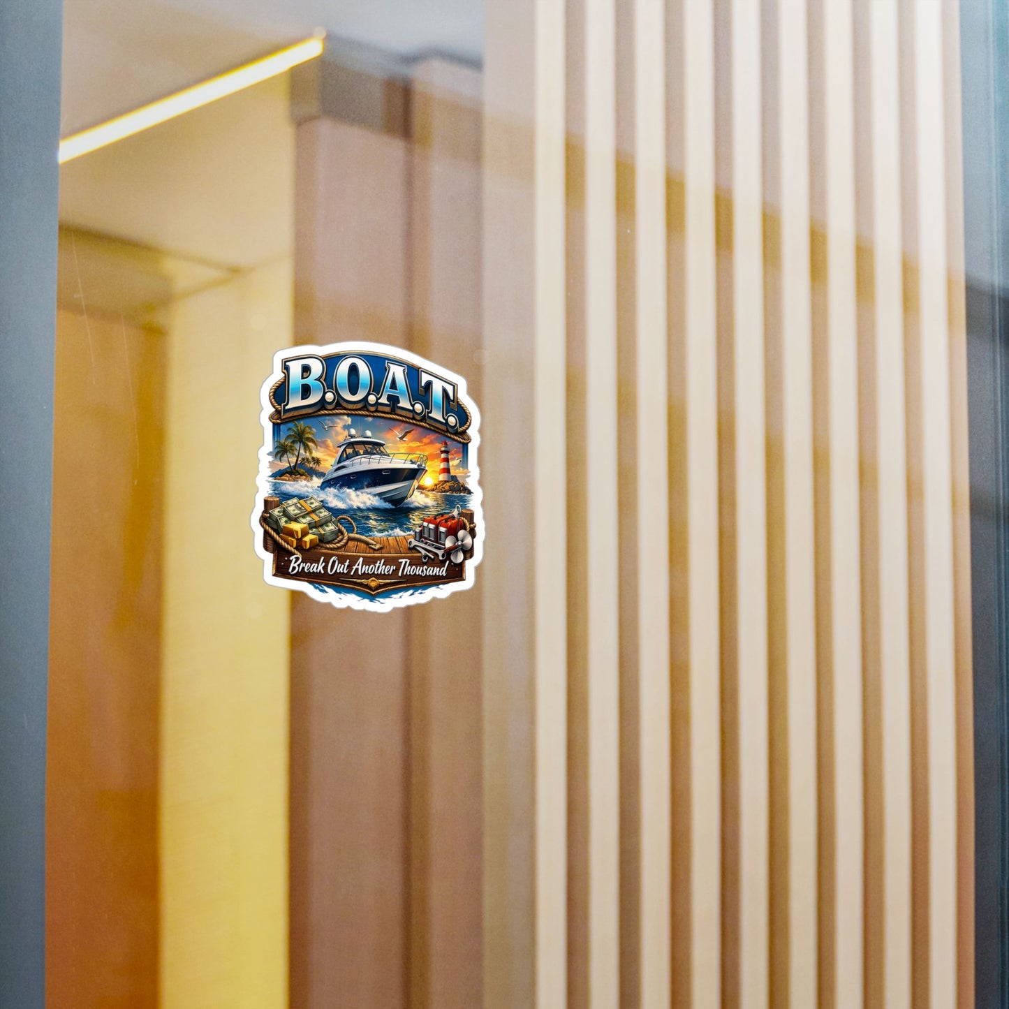 B.O.A.T. Vinyl Decal