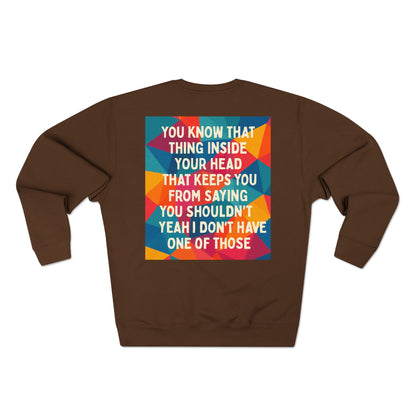 No Filter Unisex Crewneck Sweatshirt