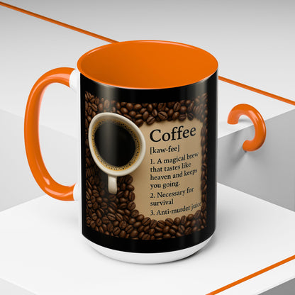 Coffee Definition 2-Tone Coffee Mug