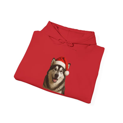 Santa Paws Malamute Unisex Hoodie