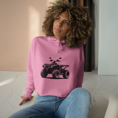 Slingin' Mud Quad Women's Crop Hoodie