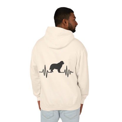 My Heart Beats For Newfies Unisex Lightweight Hoodie