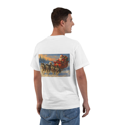 Dashing Through The Snow Men's Short-Sleeve Crewneck Tee