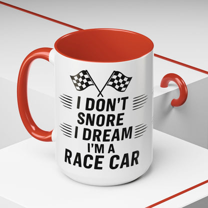 I Don't Snore 2-Tone Coffee Mug