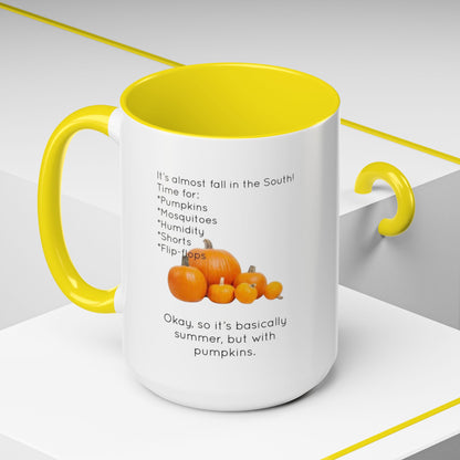 Fall In The South 2-Tone Coffee Mug