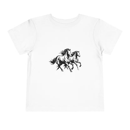 Horsin' Around Toddler Unisex Short Sleeve Crewneck Tee