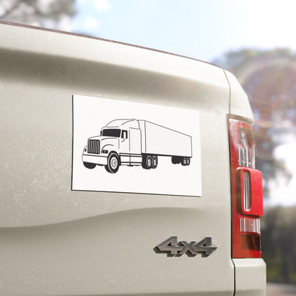 Semi Truck Indoor/Outdoor Magnet
