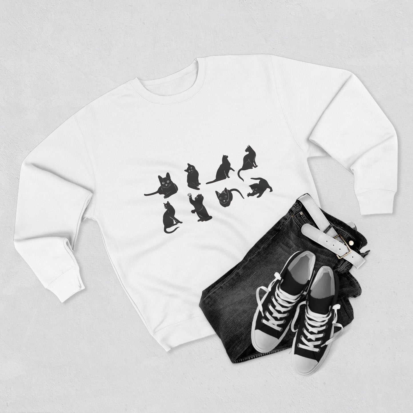 Cats Unisex Crewneck Sweatshirt