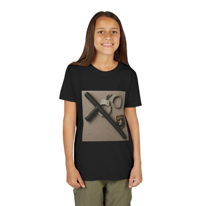 Law Enforcement Appreciation Youth Unisex Short Sleeve Crewneck Tee