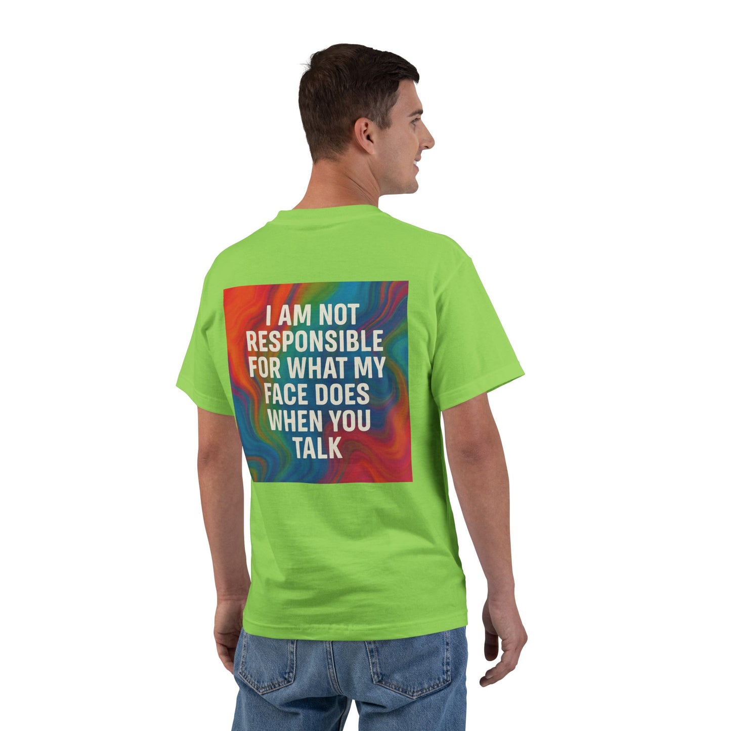 When You Talk Men's Short-Sleeve Crewneck Tee