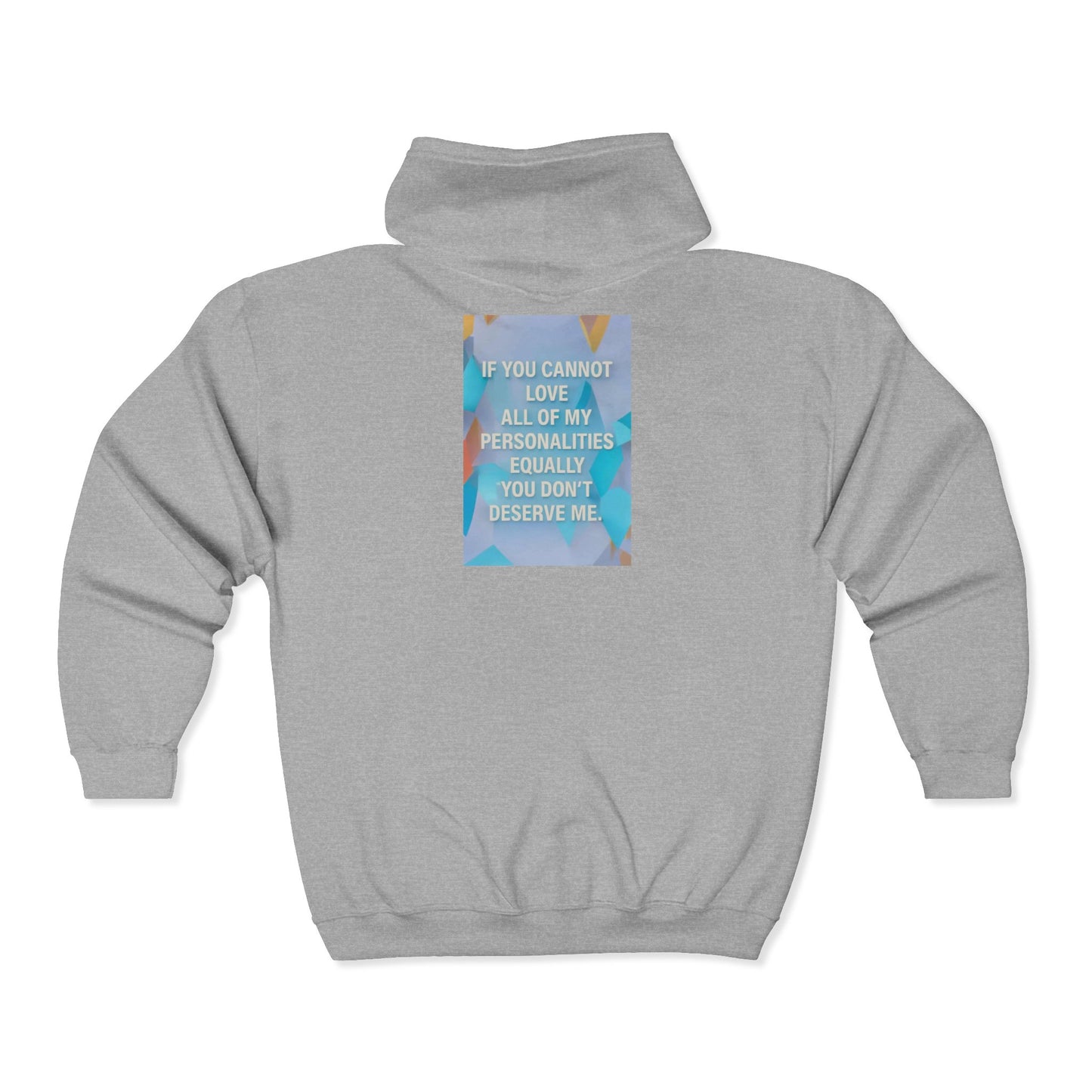 All Of My Personalities Unisex Full Zip Hoodie
