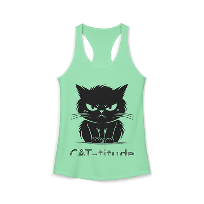 CAT-titude Women's Racerback Tank