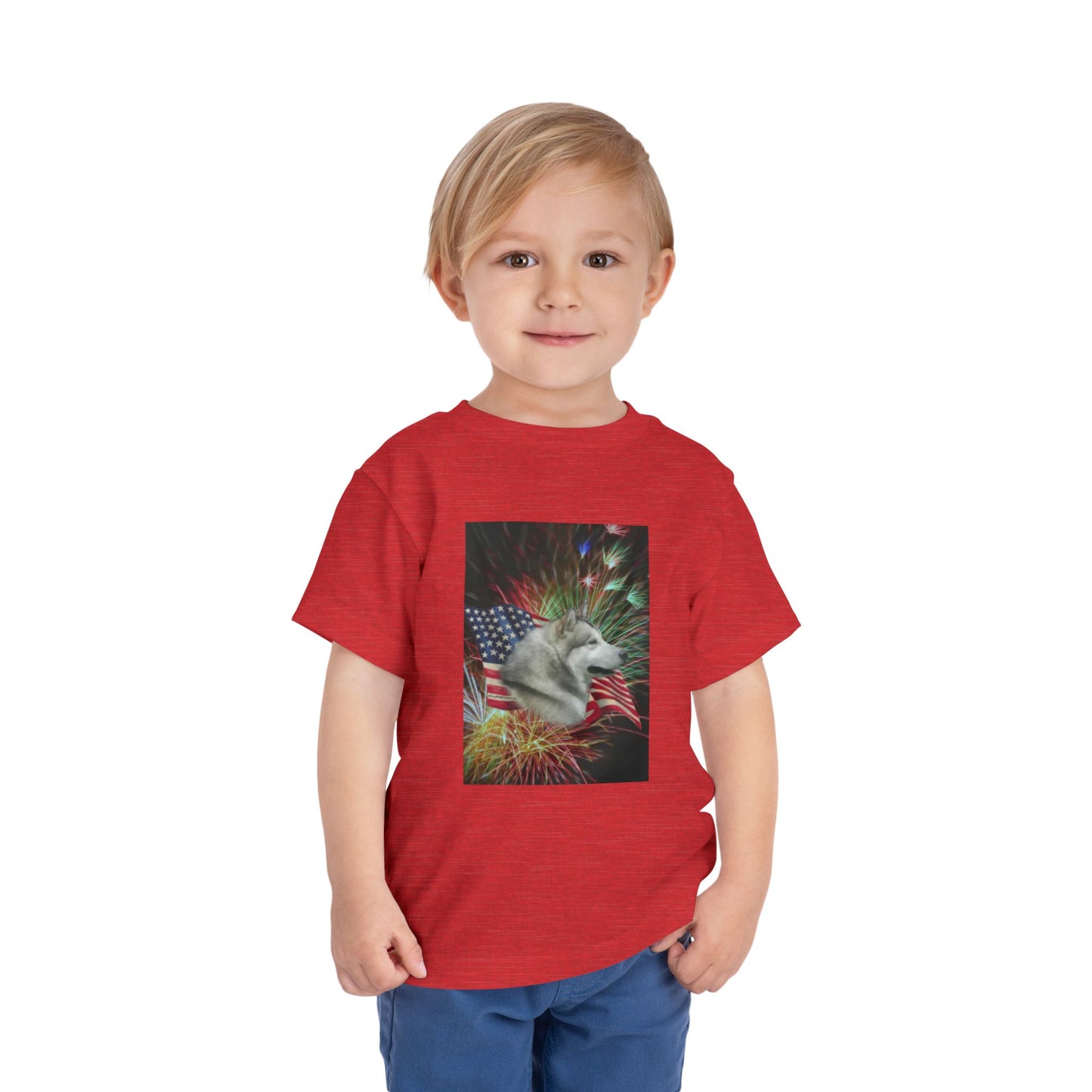 American Malamute Toddler Unisex Short Sleeve Crewneck Tee