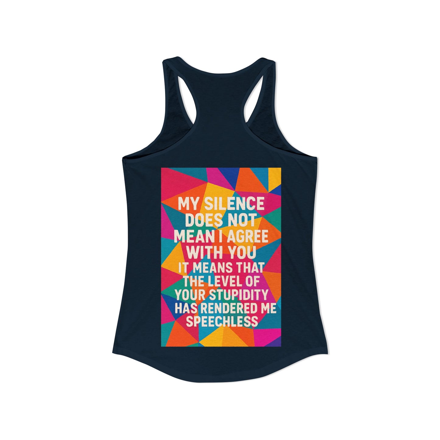 Speechless Women's Racerback Tank