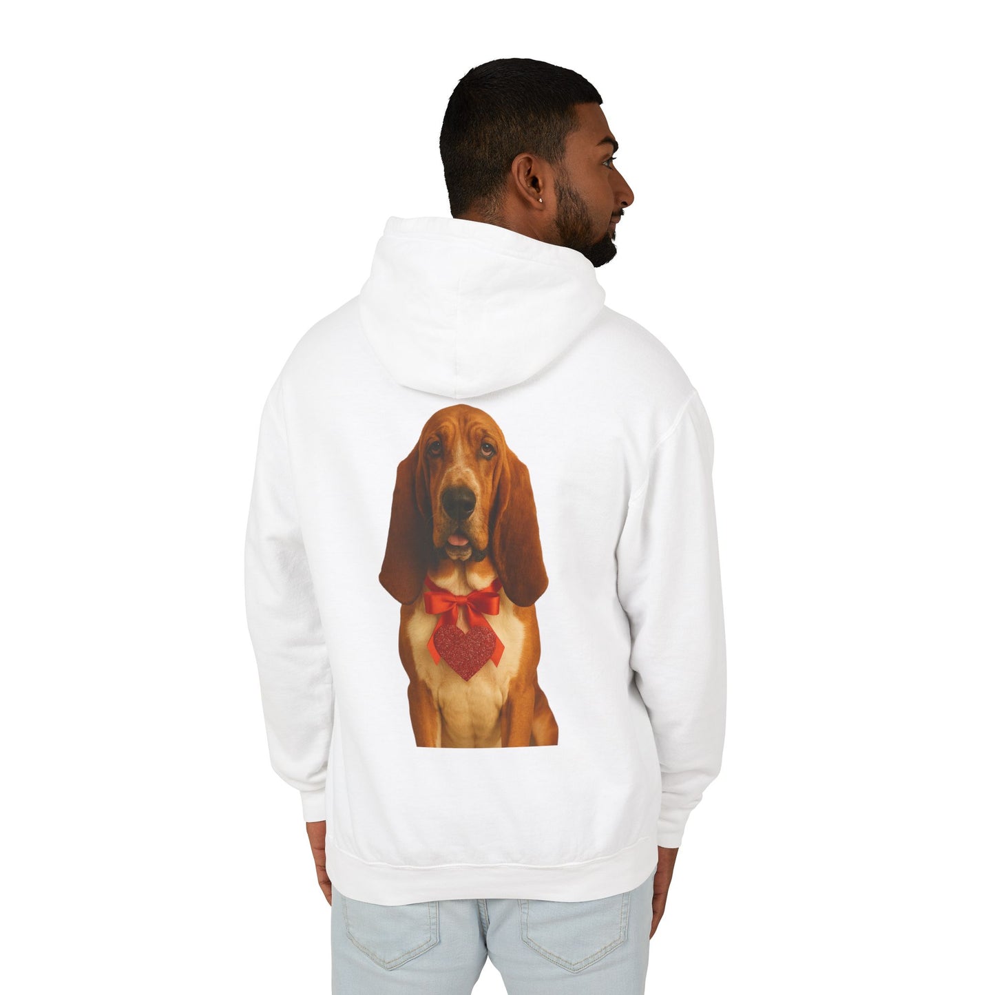 Cupid's Companion Basset Unisex Lightweight Hoodie