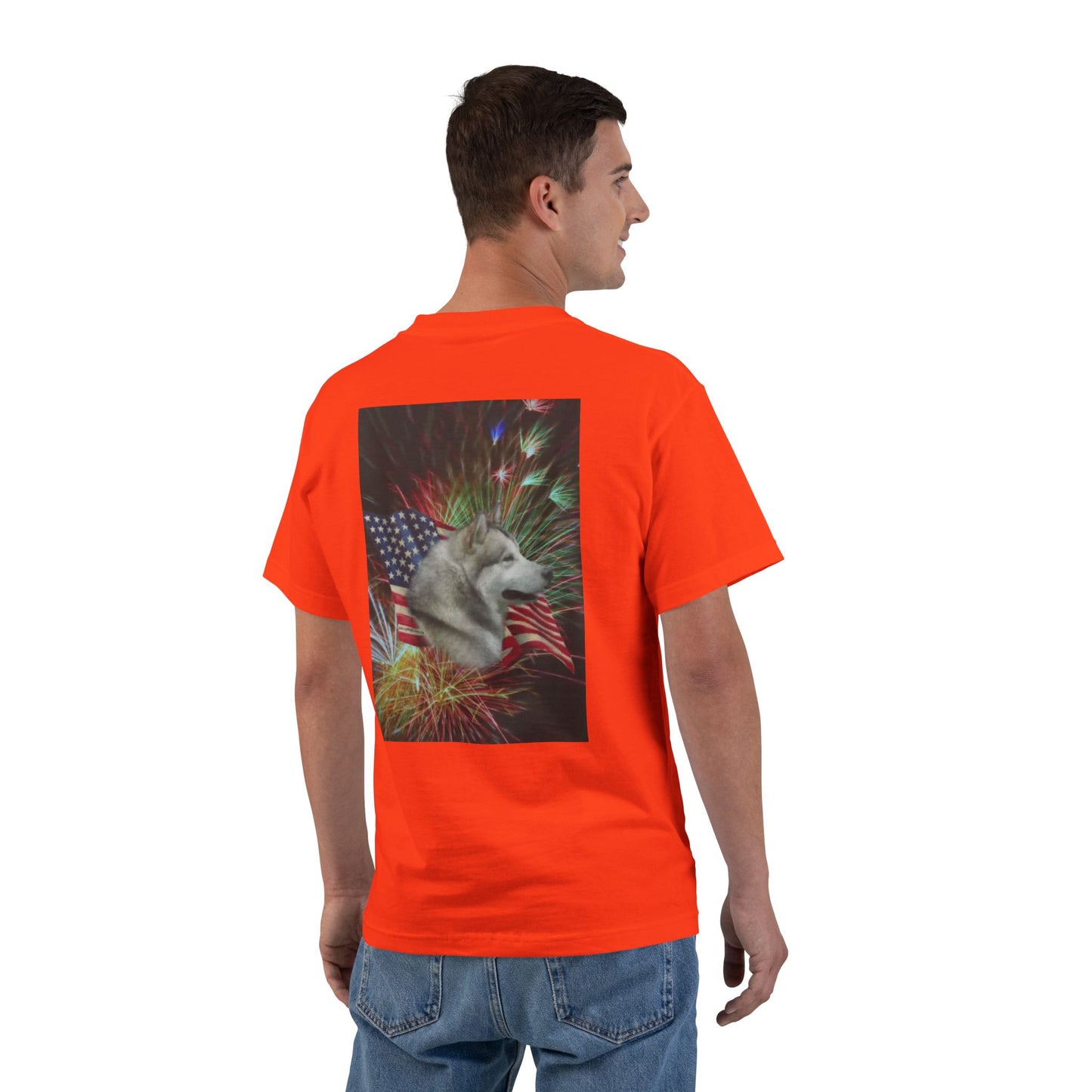 American Malamute Men's Short-Sleeve Crewneck Tee