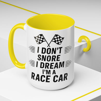 I Don't Snore 2-Tone Coffee Mug