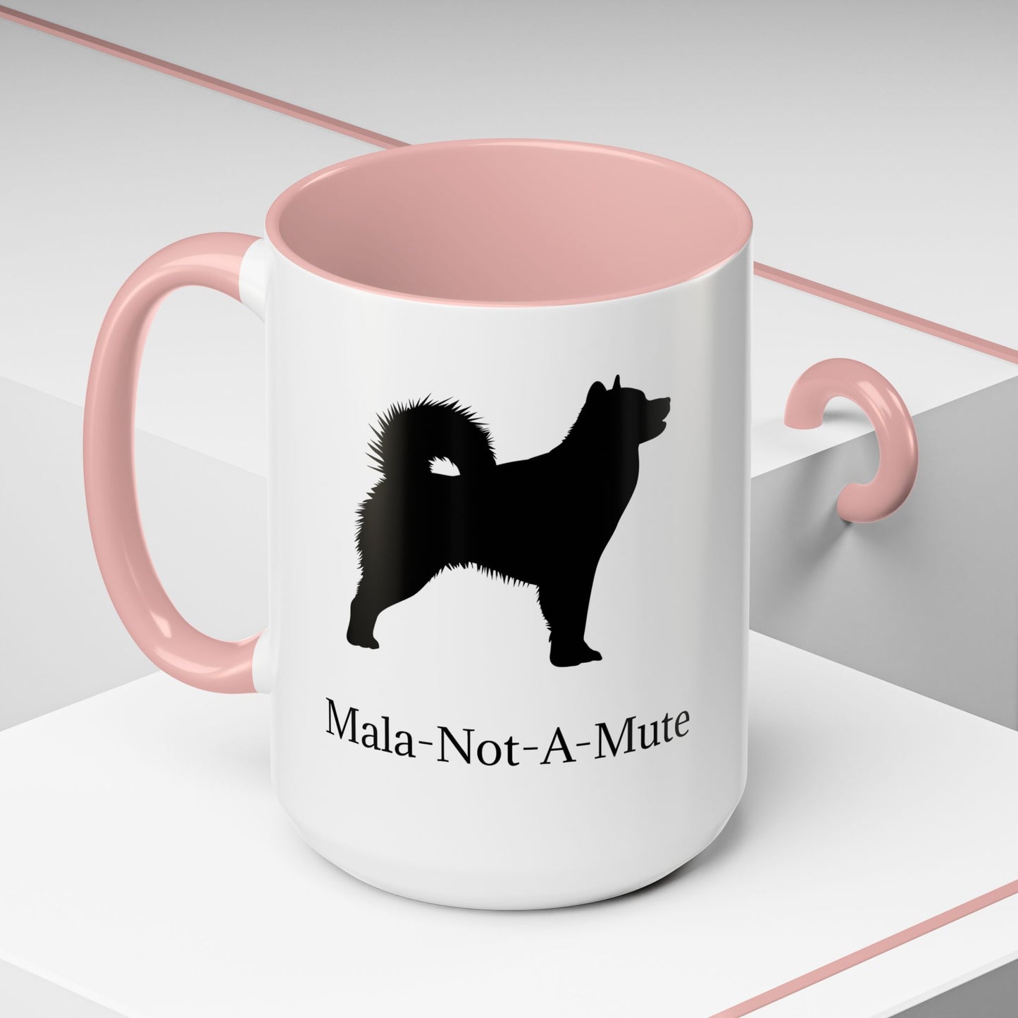 Mala-Not-A-Mute 2-Tone Coffee Mug