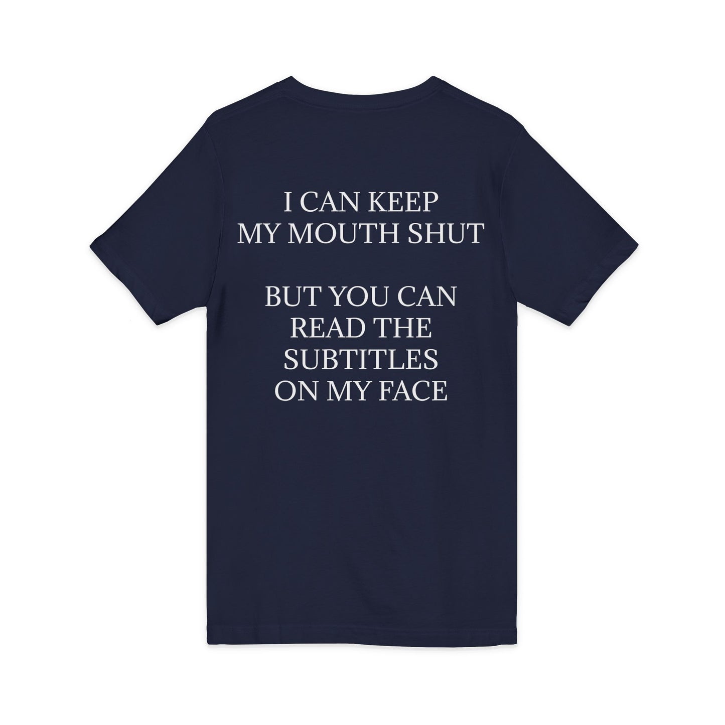 Subtitles Unisex Short Sleeve V-Neck Tee
