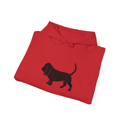 Basset Silhouette Unisex Hoodie