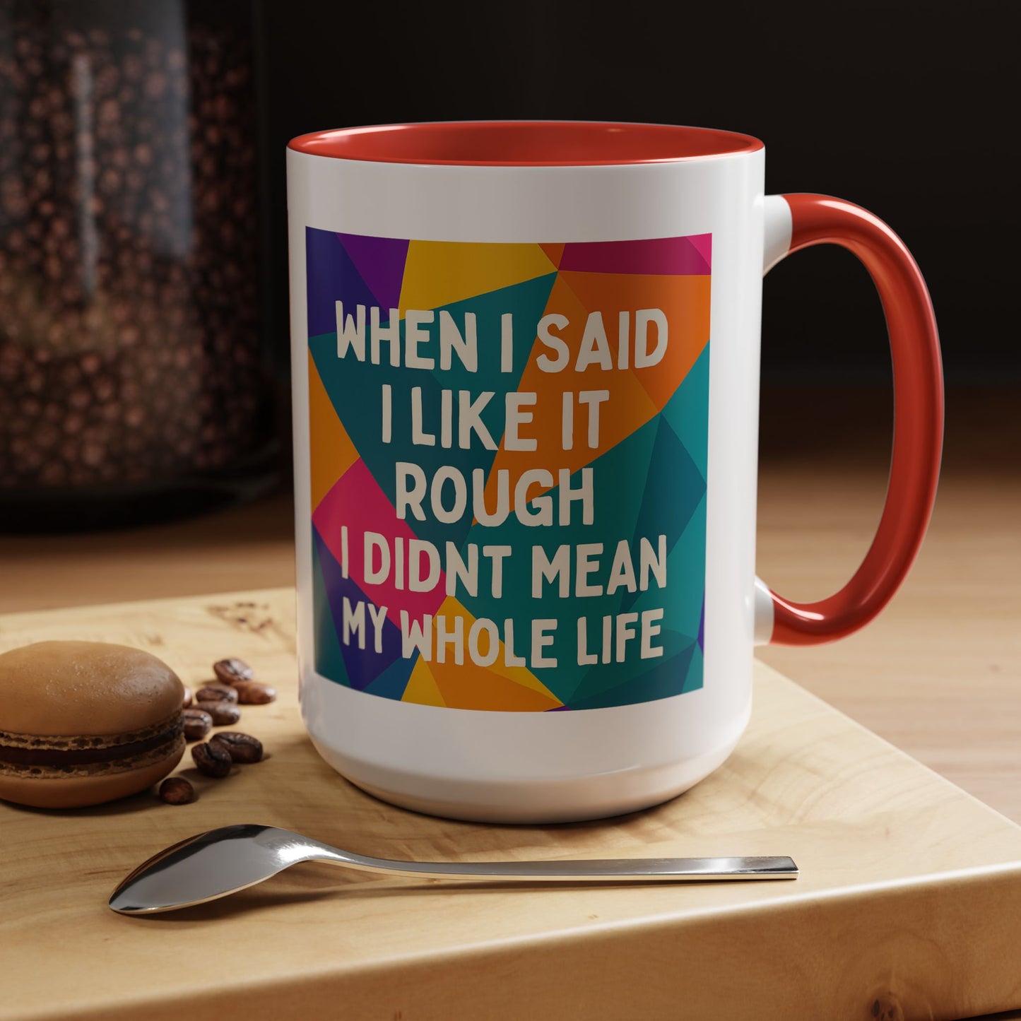 Like It Rough 2-Tone Coffee Mug