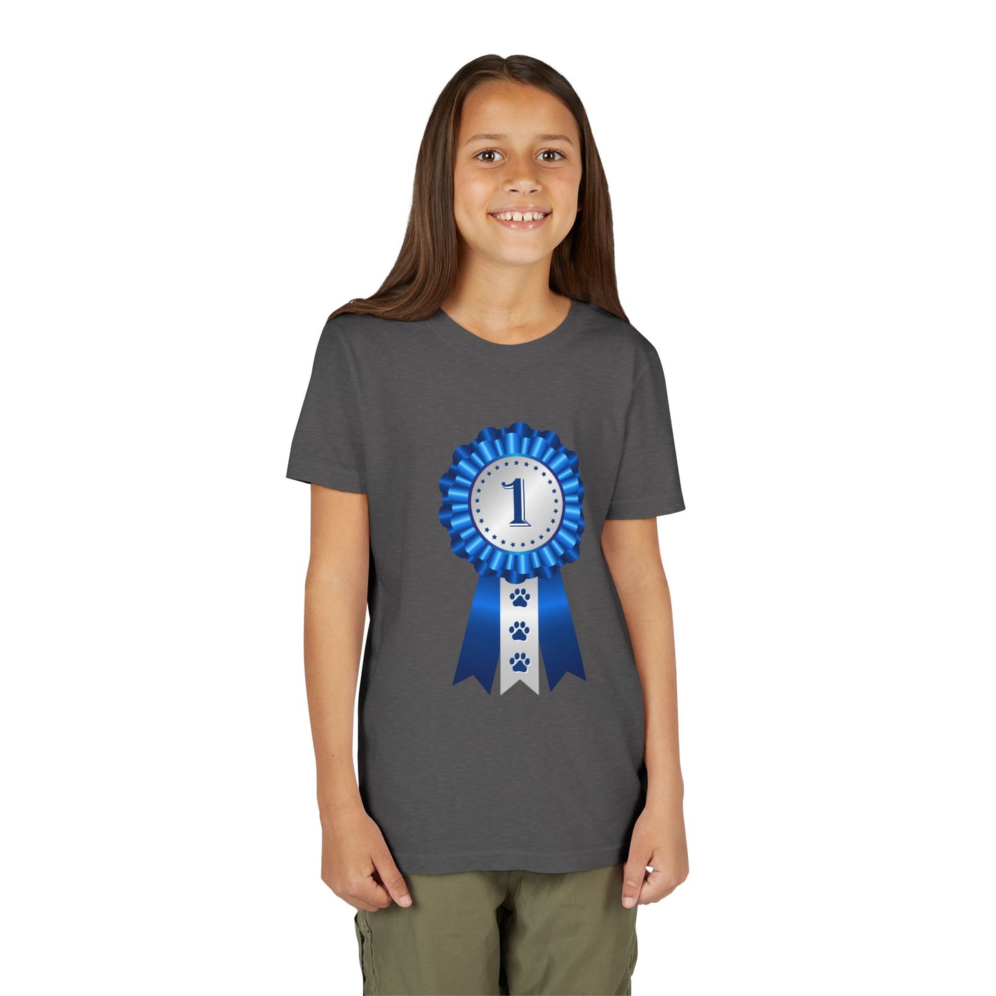 Show Ribbon Youth Unisex Short Sleeve Crewneck Tee