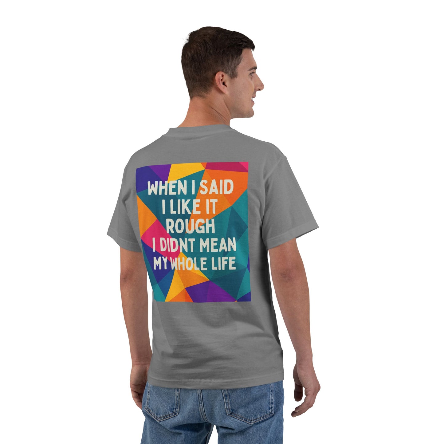 Like It Rough Men's Short-Sleeve Crewneck Tee