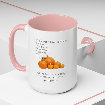 Fall In The South 2-Tone Coffee Mug