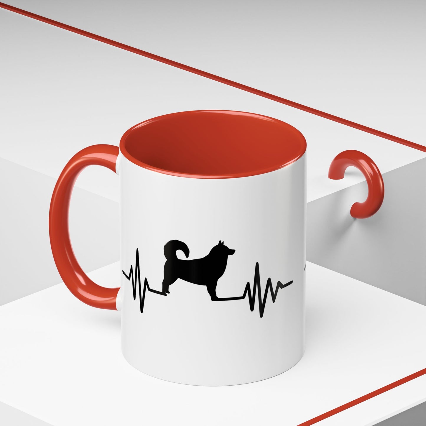 My Heart Beats For Malamutes 2-Tone Coffee Mug