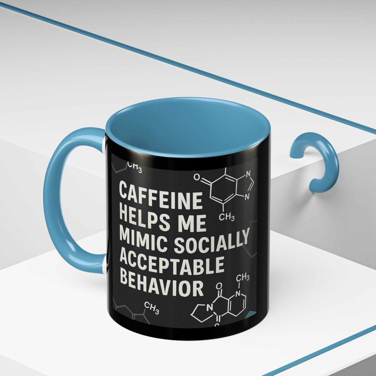 Socially Acceptable 2-Tone Coffee Mug