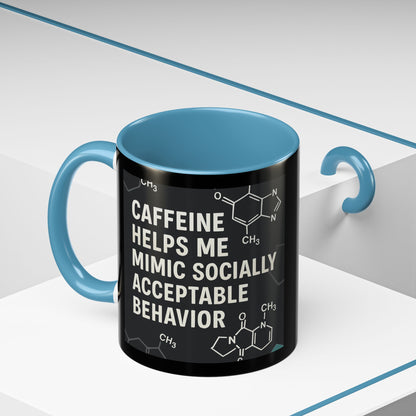 Socially Acceptable 2-Tone Coffee Mug