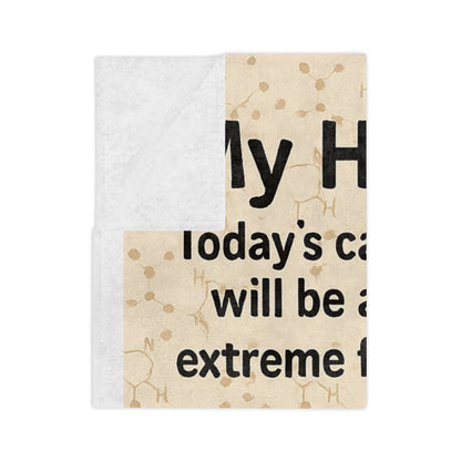 Today's Horoscope Velveteen Microfiber Blanket
