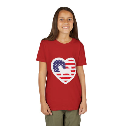 Malamute Flag Youth Unisex Short Sleeve Crewneck Tee
