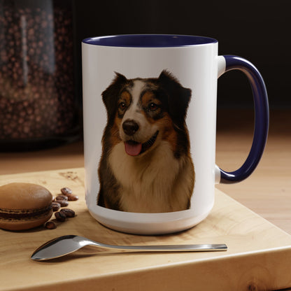 Aussie Head 2-Tone Coffee Mug