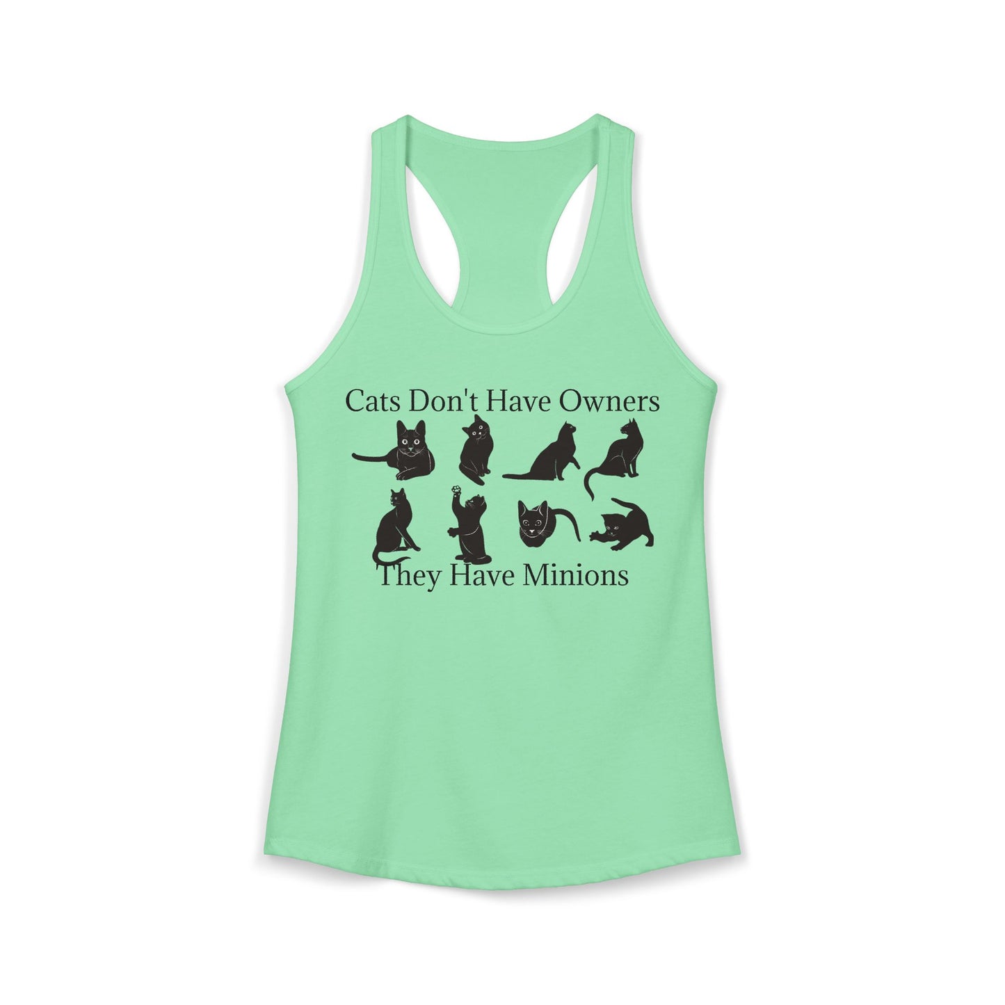 Cat Minions Women's Racerback Tank