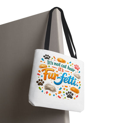 Fur-Fetti Cat Tote Bag