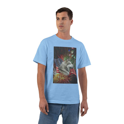 American Malamute Men's Short-Sleeve Crewneck Tee