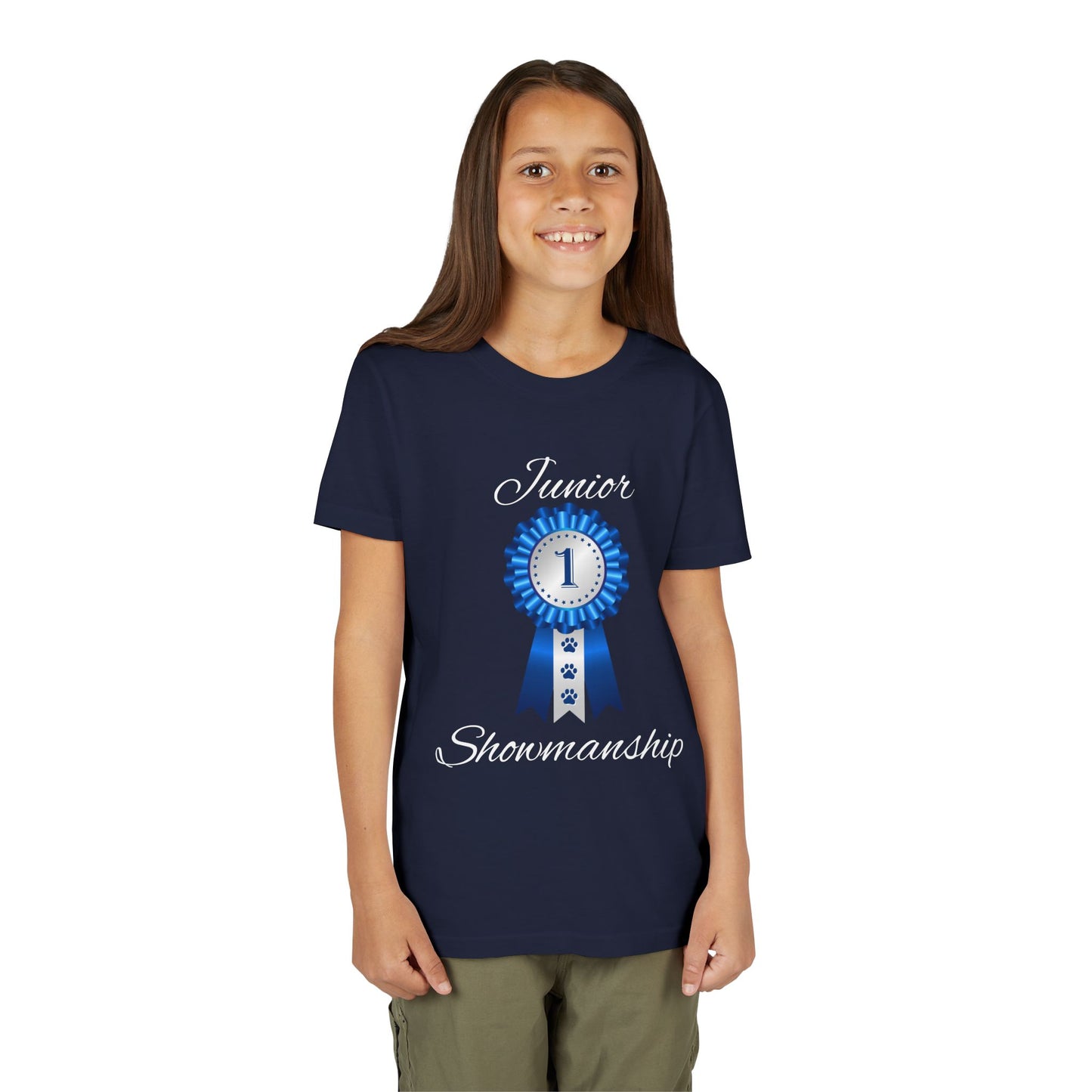 Junior Showmanship Youth Unisex Short Sleeve Crewneck Tee