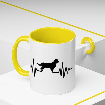 My Heart Beats For Goldens 2-Tone Coffee Mug