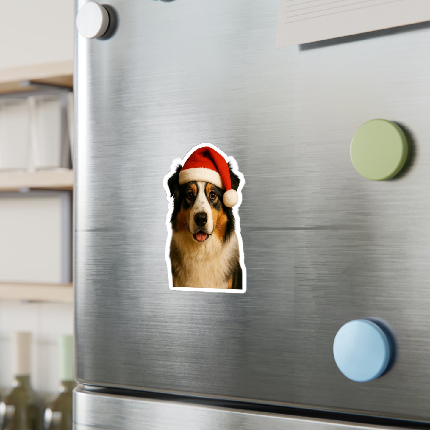 Santa Paws Aussie Vinyl Decal
