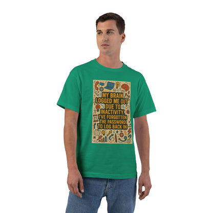 Logged Out Men's Short-Sleeve Crewneck Tee