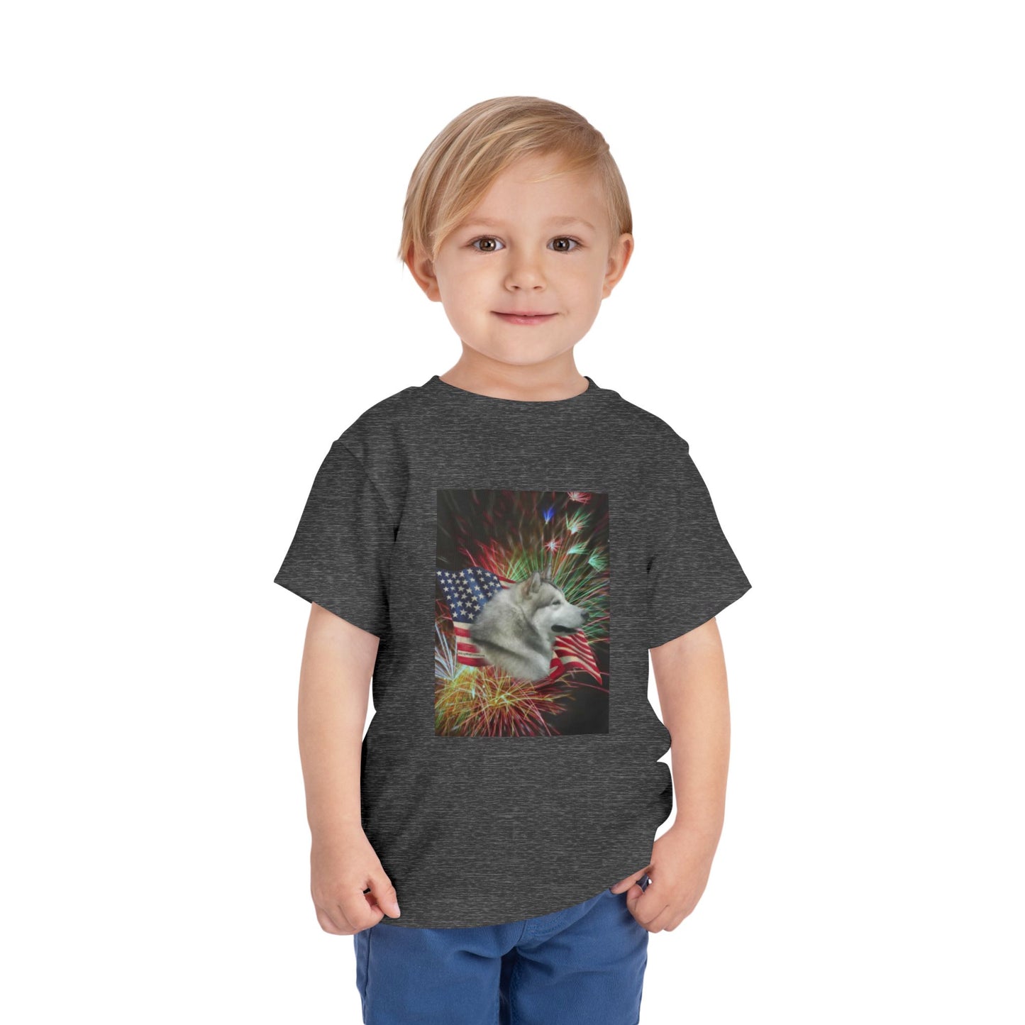 American Malamute Toddler Unisex Short Sleeve Crewneck Tee