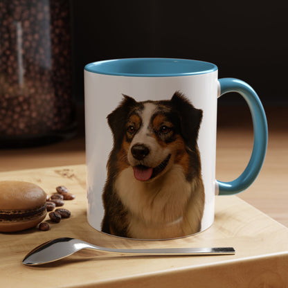Aussie Head 2-Tone Coffee Mug