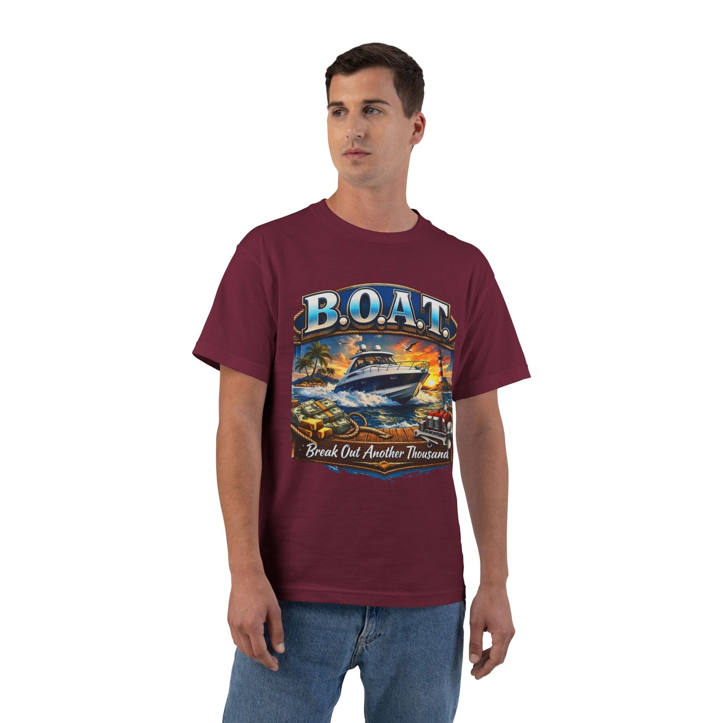 B.O.A.T. Men's Short-Sleeve Crewneck Tee