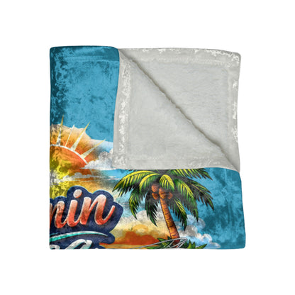 Vitamin Sea Crushed Velvet Blanket