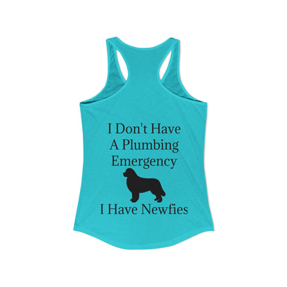 Plumbing Emergency Women's Racerback Tank