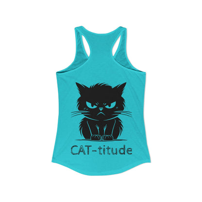 CAT-titude Women's Racerback Tank
